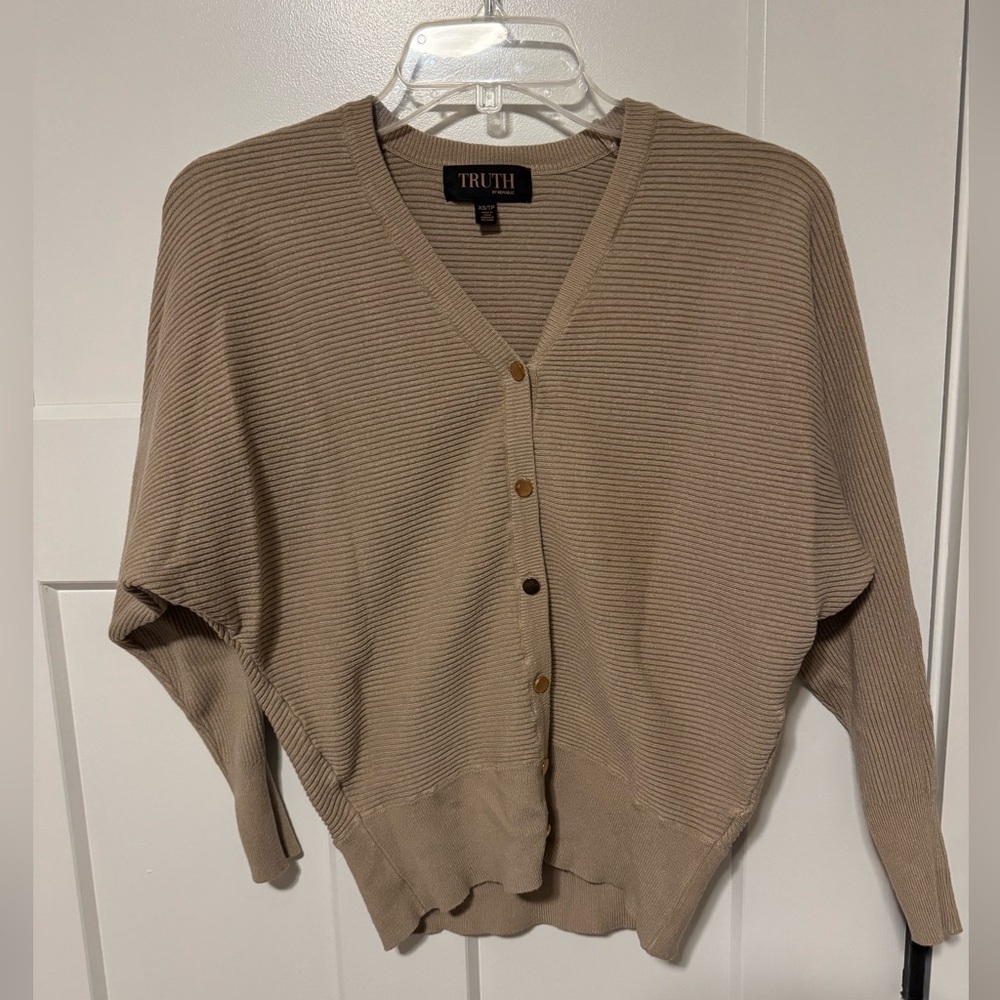 TRUTH by republic Women's Tan Sweater